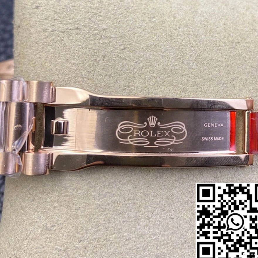 Day Gold EW Rolex Factory Date Rose 118235 0128